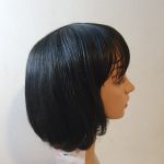 10" Black Bob Hair