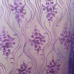 purple latest African lace fabric